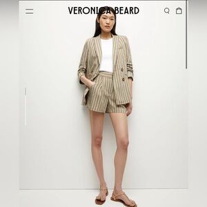 Veronica Beard Elbe striped short - size 6
